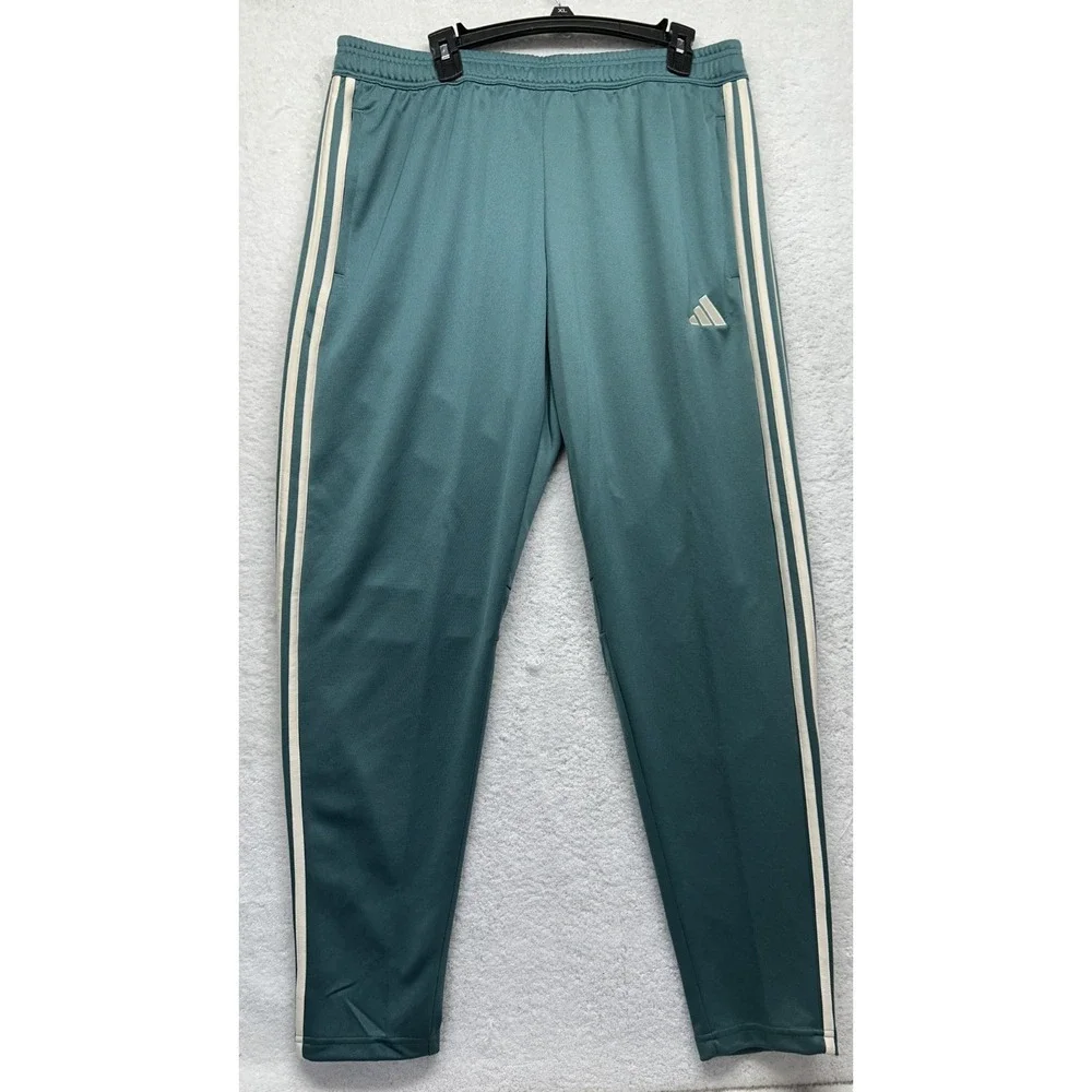 Adidas Mens Size XS Tiro Essential Teal Athletic Pants